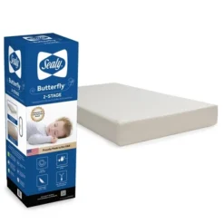 Sealy Butterfly 2-Stage Breathable Knit Ultra Firm Crib And Toddler Mattress -Babyletto Store GUEST f9d0d7d0 c8f6 4aa2 8569 c8c850d6eb82